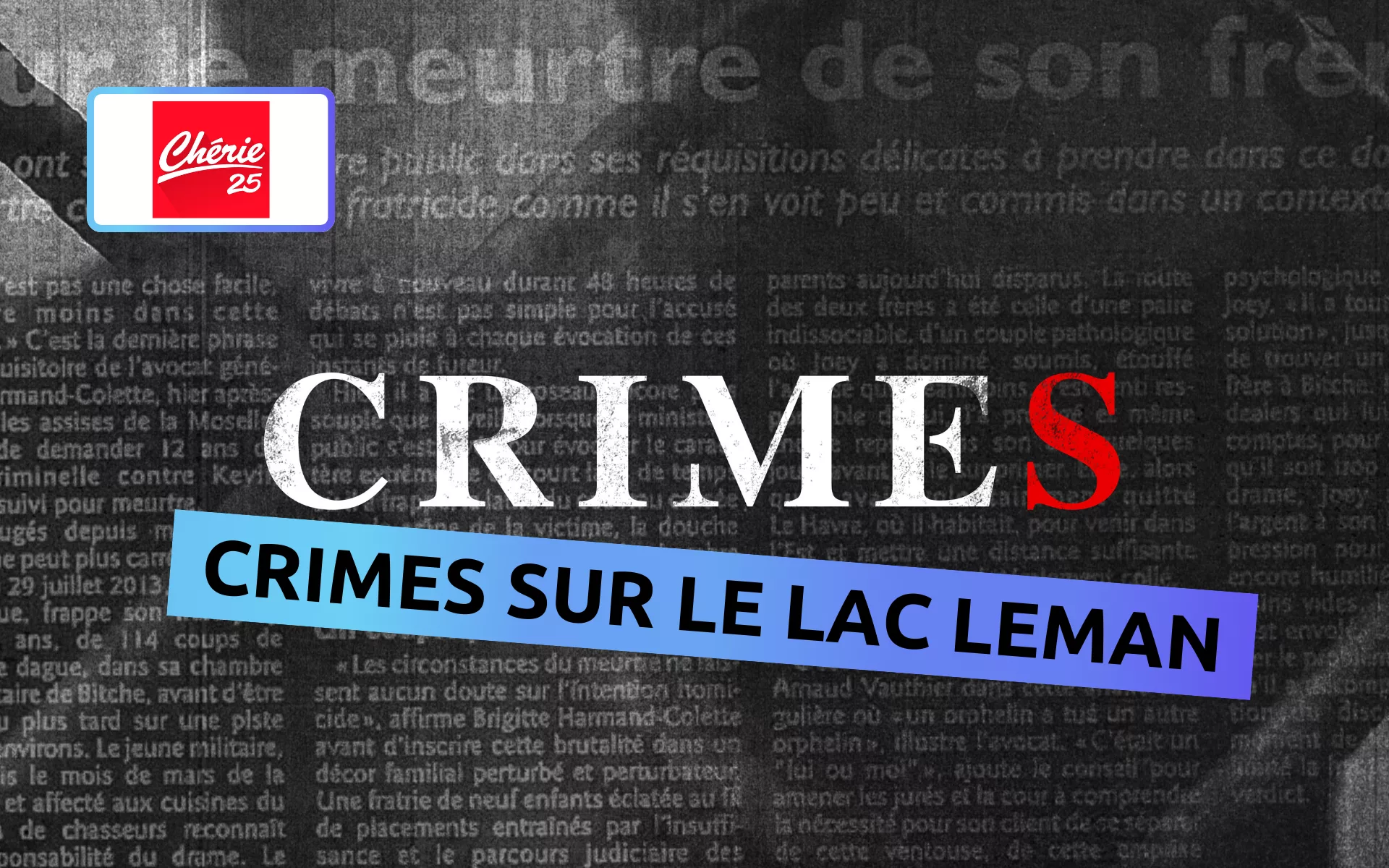 CRIMES SUR LE LAC LEMAN