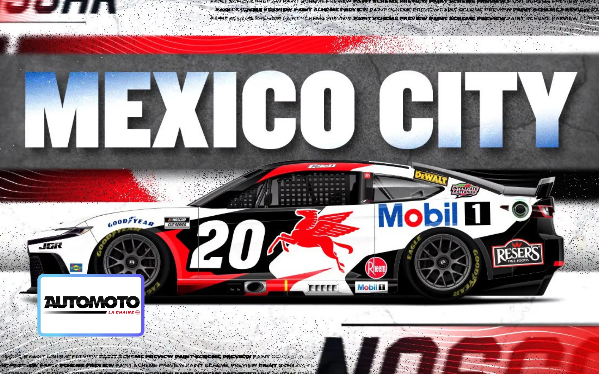 La NASCAR débarque à Mexico : une course explosive en prime time sur Automoto La Chaîne ce dimanche !