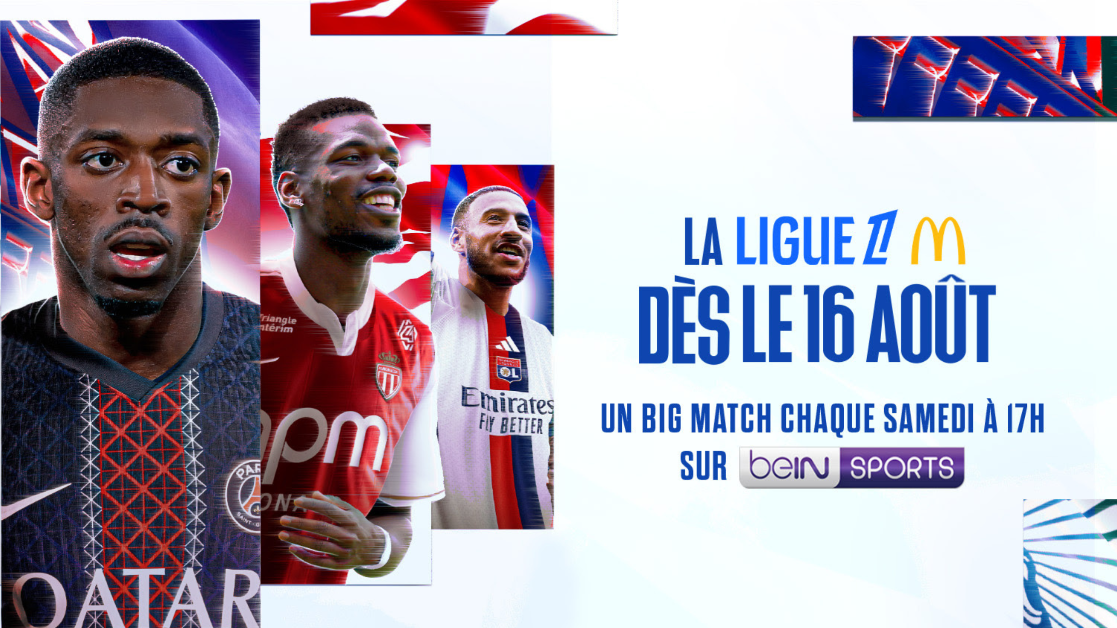 Ligue 1 McDonald’s 2024-2025 : Le Big Match chaque semaine en exclusivité sur beIN SPORTS