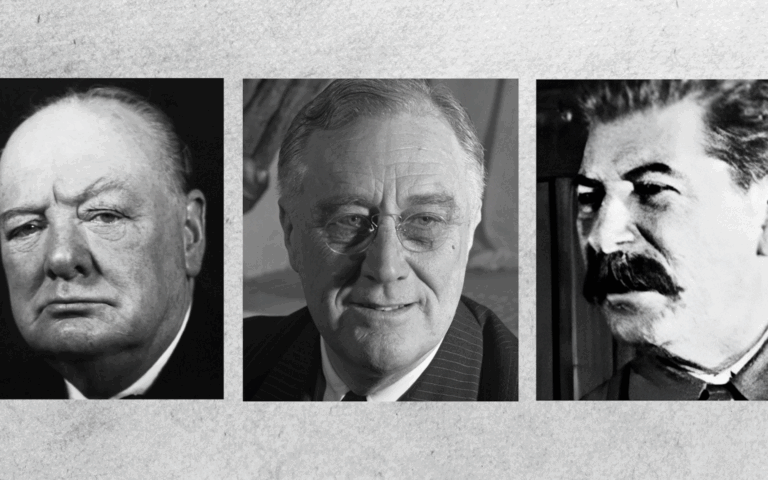 Churchill, Roosevelt et Staline : la route vers Yalta