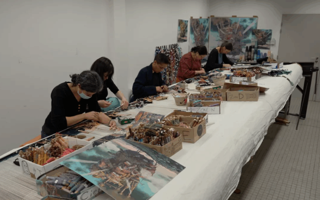 Tokyo-Aubusson, le voyage en tapisserie de Hayao Miyazaki