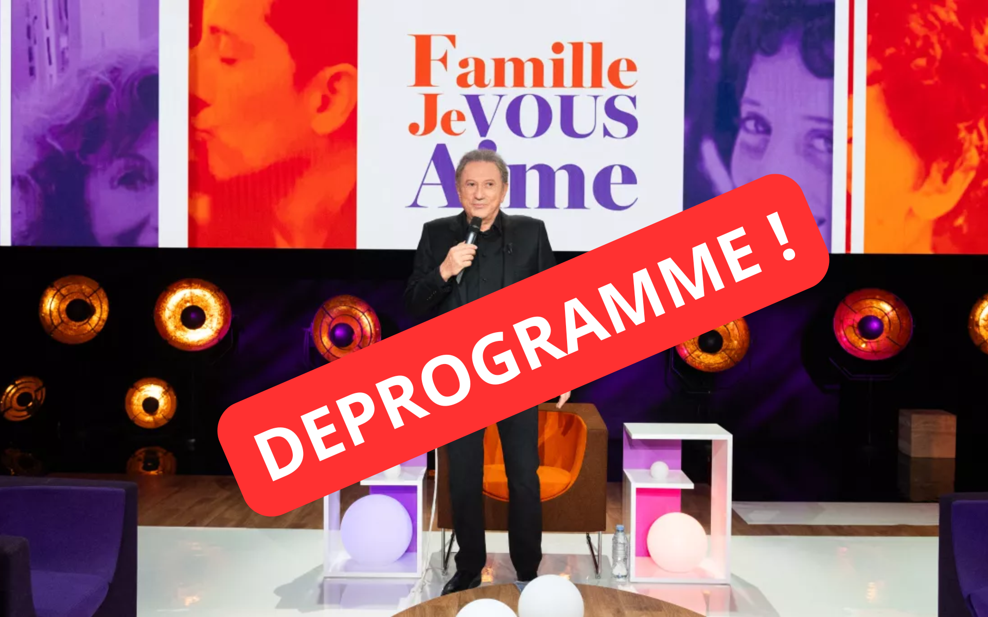 France 3 ne diffusera pas Famille je vous aime, présenté par Michel Drucker