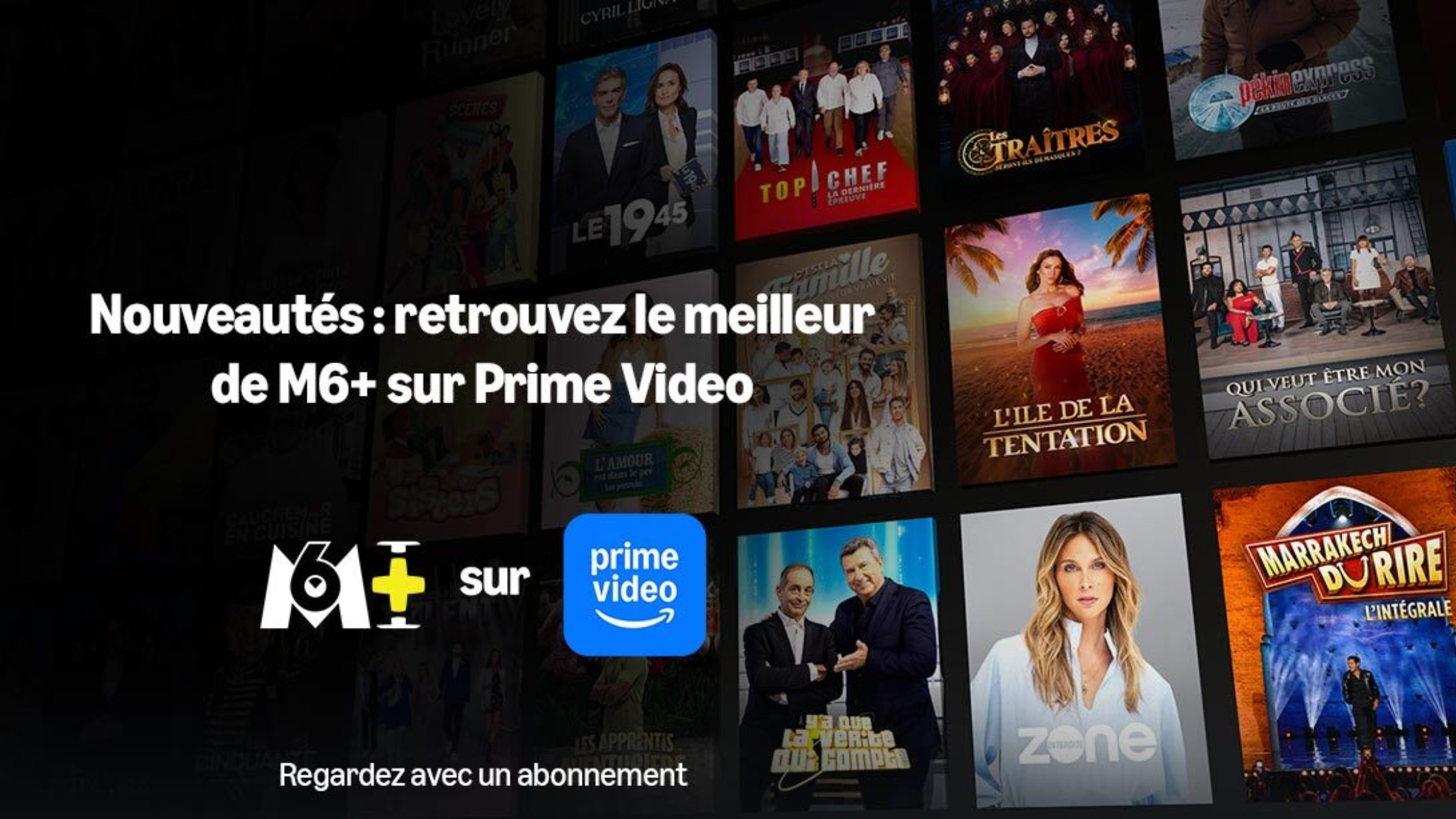 Prime Video intègre M6+ à son offre en France