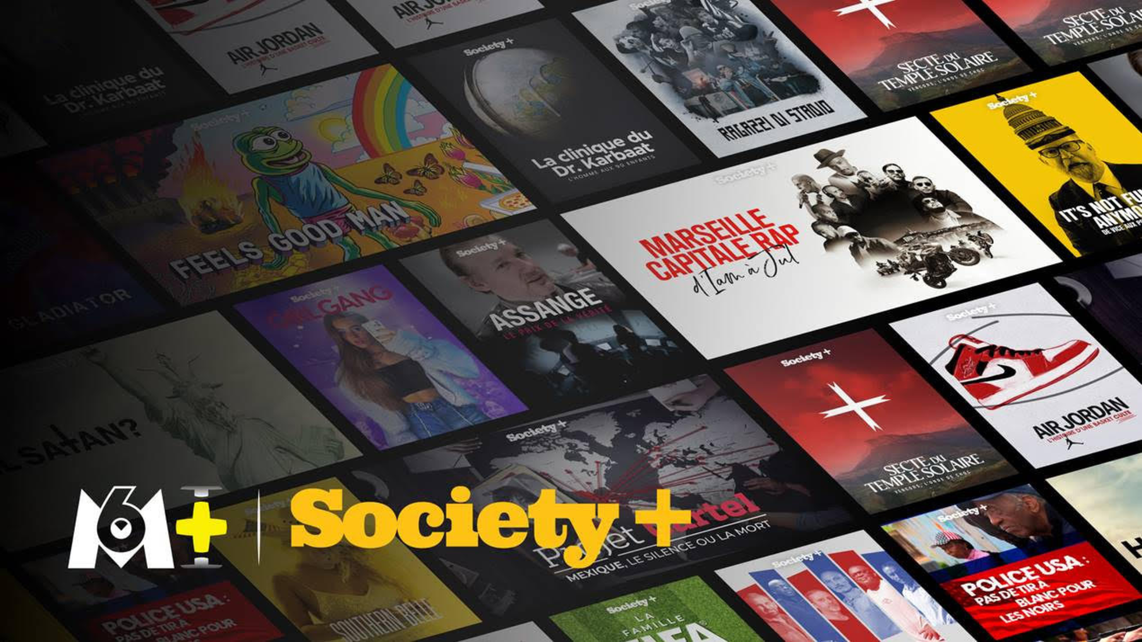 M6 : un corner Society+ gratuit pour les documentaires premium sur sa plateforme de streaming