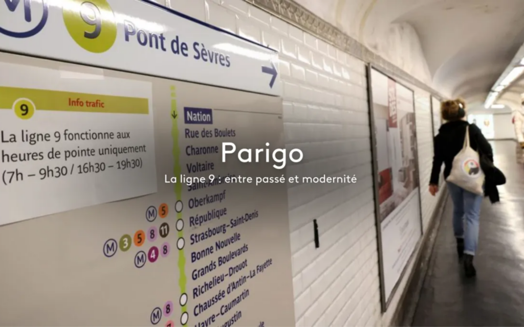 La 9 en pleine cure de jouvence Parigo