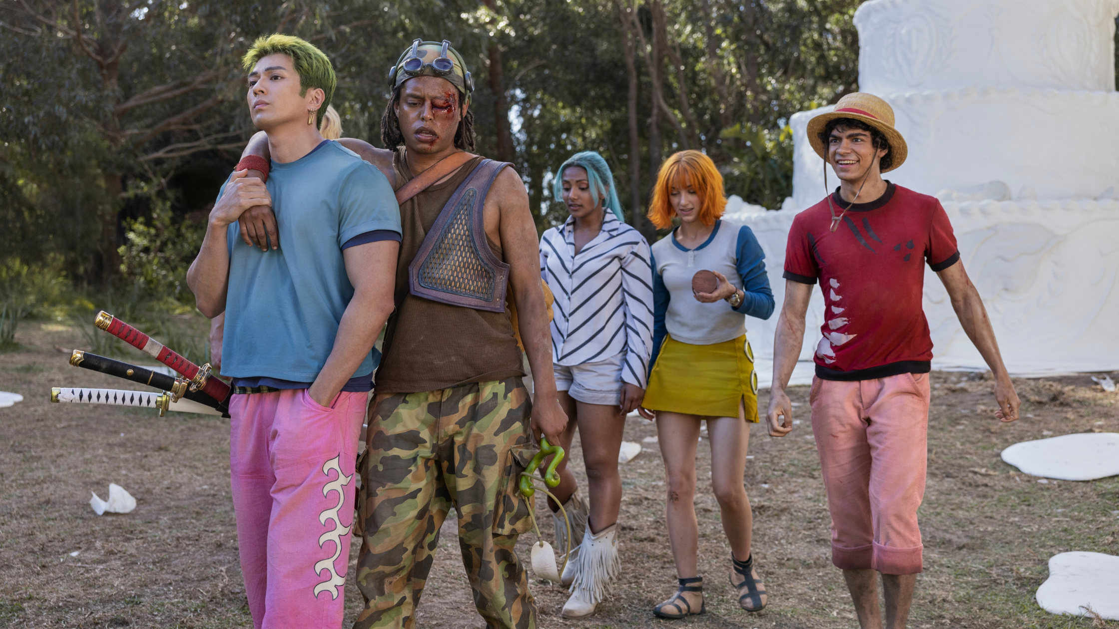 Mackenyu, Jacob Romero, Charithra Chandran, Emily Rudd, Iñaki Godoy