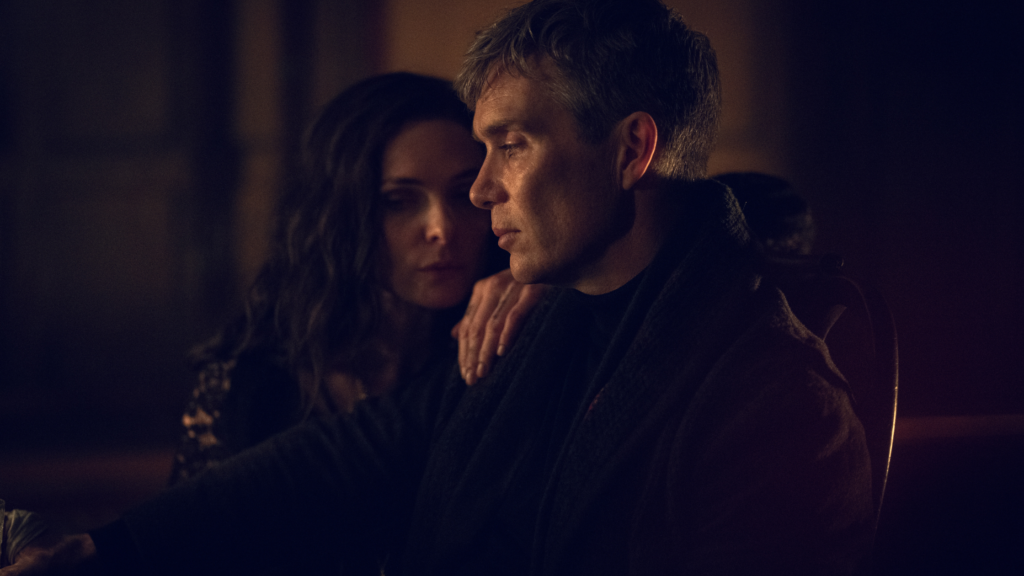 Peaky Blinders: The Immortal Man. (L to R) Rebecca Ferguson as Kaulo, Cillian Murphy as Tommy in Peaky Blinders: The Immortal Man. Cr. Robert Viglasky/Netflix © 2026.