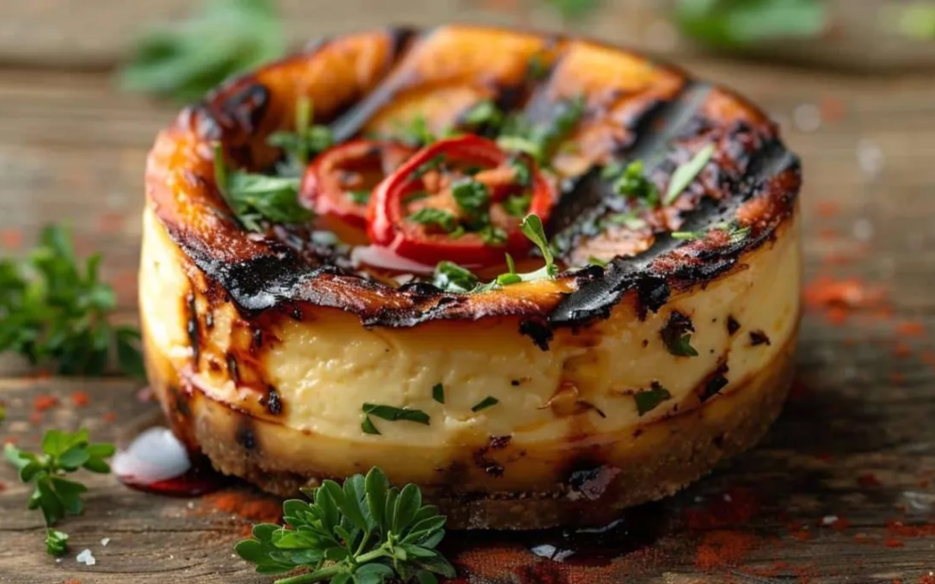 C'est Succulent ! — « Cheesecake aux asperges et au cresson