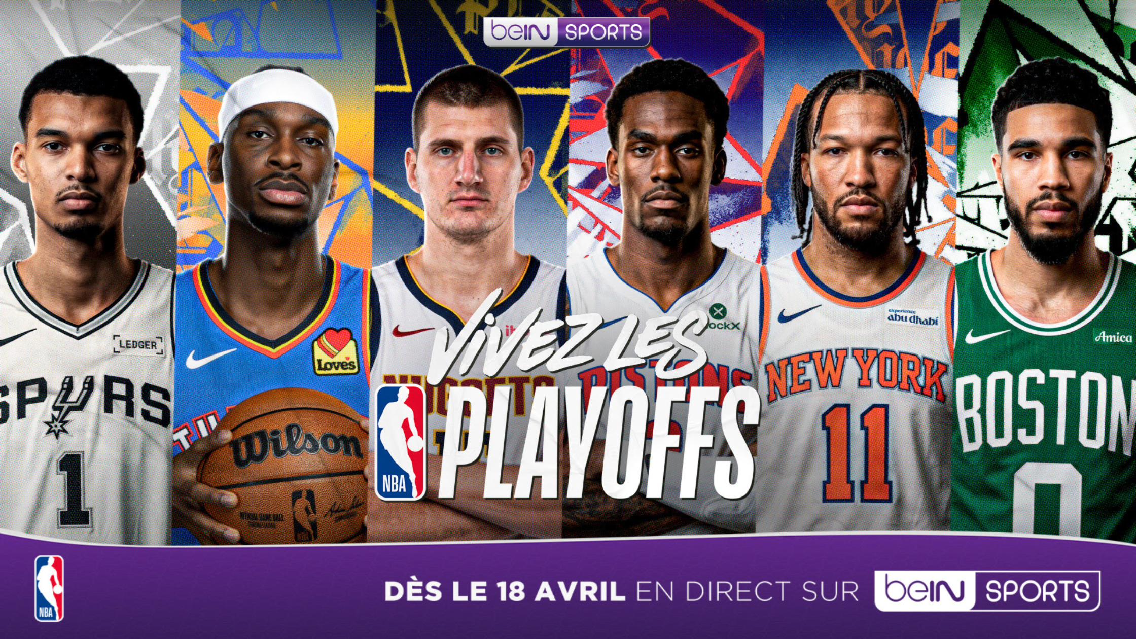 NBA Playoffs 2026 : Le programme complet sur beIN SPORTS