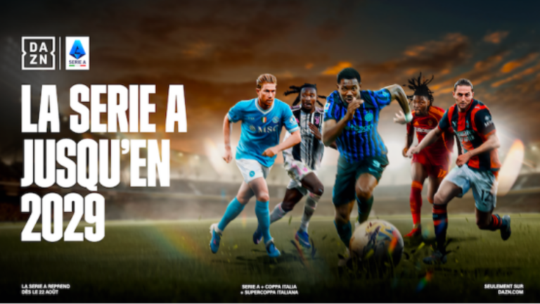 DAZN annonce le renouvellement des droits TV de la Serie A en France jusqu'en 2029. Découvrez la nouvelle offre football de la plateforme de streaming