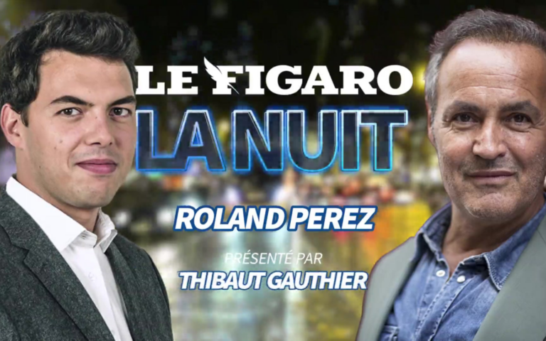 Roland Perez invité de Thibaut Gauthier dans Le Figaro La Nuit sur Le Figaro TV