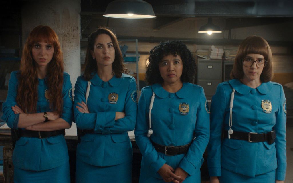 Les quatre policières de la brigade féminine dans la série Las Azules (Women in Blue) sur Apple TV.