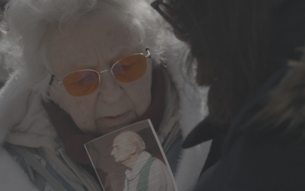 Roseline Hamel et Nassera, documentaire « Au nom du père Hamel » diffusé dans Le Jour du Seigneur sur France 2