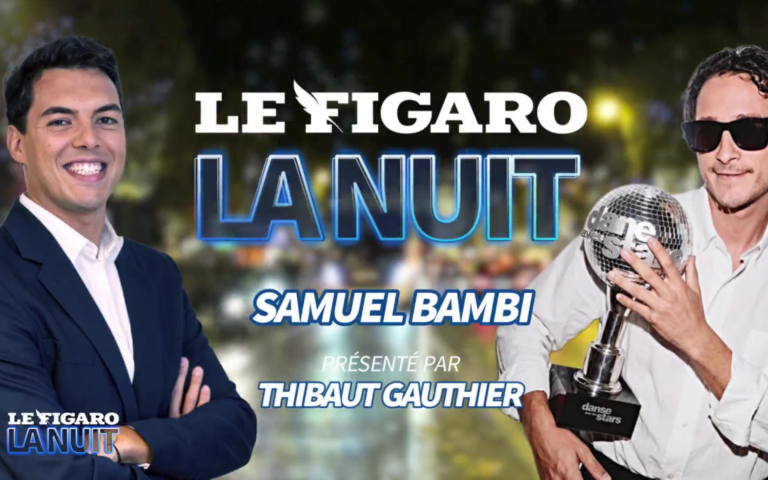 Samuel Bambi invité du Figaro La Nuit avec Thibaut Gauthier