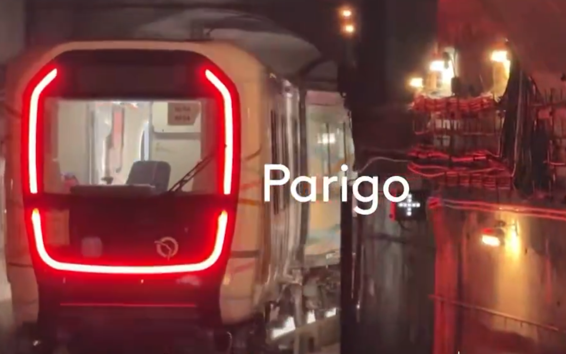 Rame de métro MF19 sur la ligne 13 du métro parisien en cours de modernisation