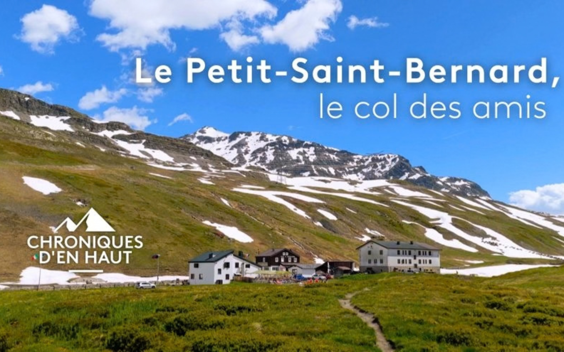 Col du Petit-Saint-Bernard en Savoie, paysage de montagne à 2188 mètres d'altitude