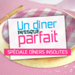Un dîner presque parfait, spéciale dîners insolites : les cinq candidats Nathan, Sherley, Sarah, Romain et Julie
